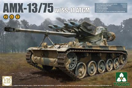 French AMX 13/75 Light Tank w/SS-ATGM